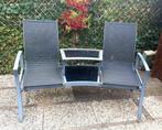 Intratuin tête-a-tête Dalian antraciet met kussens, Tuin en Terras, Ophalen, Gebruikt, Aluminium