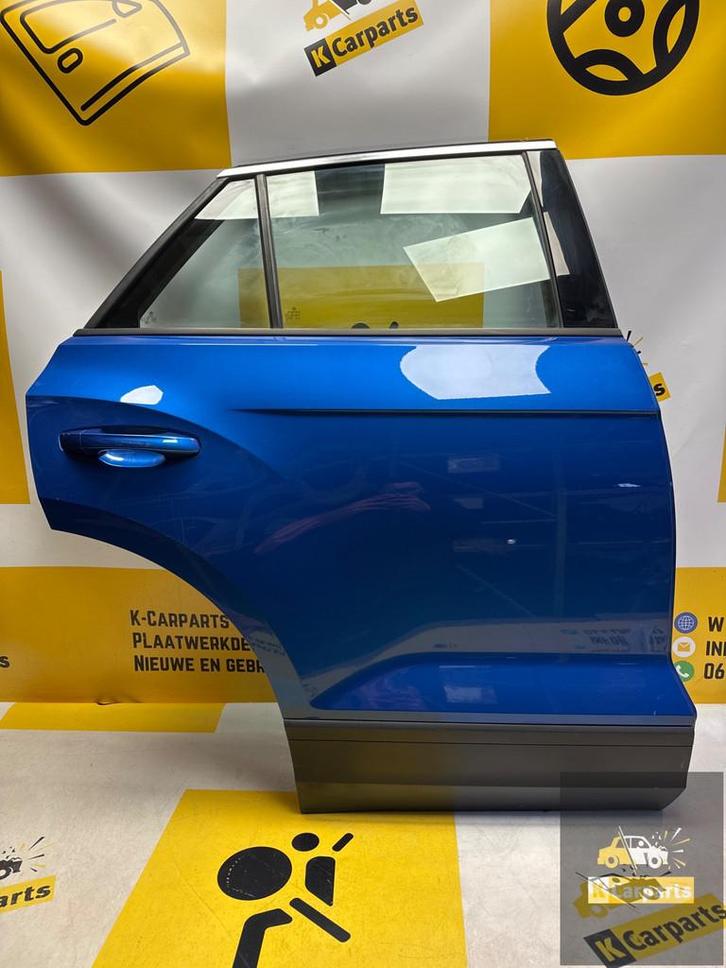 Rechts achter portier VW Volkswagen T Roc Deur Portier, Auto-onderdelen, Carrosserie en Plaatwerk, Deur, Volkswagen, Achter, Rechts