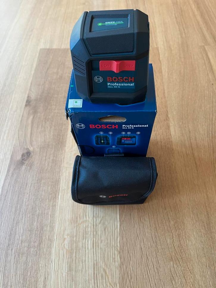 Bosch Groene Kruislijnlaser, Doe-het-zelf en Verbouw, Meetapparatuur, Nieuw, Licht, Ophalen