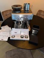 Sage Barista Express - RVS Espressomachine, Ophalen, Espresso apparaat, Koffiebonen, Zo goed als nieuw
