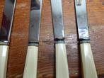 6 art deco messen met bakelieten handgreep, Antiek en Kunst, Ophalen of Verzenden