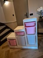 Trofast trapkast wit met 6 bakken, Ophalen, Gebruikt, 75 tot 100 cm, Minder dan 50 cm