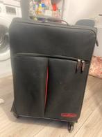 Zwarte trolley koffer met wieltjes (60x50), Gebruikt, 45 tot 55 cm, Ophalen, 60 tot 70 cm