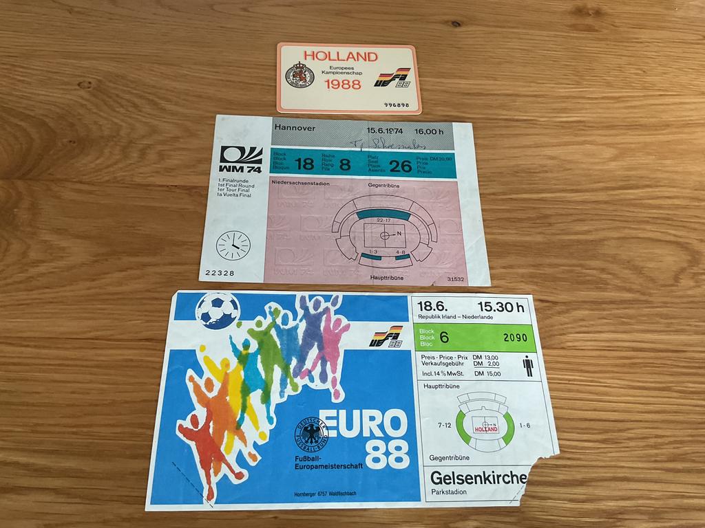 Voetbal kaarten WK 1974 en EK 1988, WM 74, Ophalen of Verzenden, Xxx@xxx.nl, Overige binnenlandse clubs