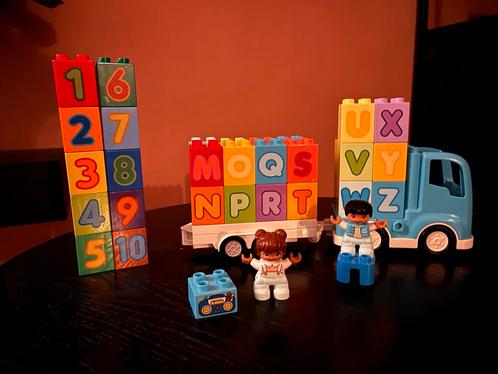 Duplo “Alphabet vrachtwagen” 10421, Kinderen en Baby's, Speelgoed | Duplo en Lego, Zo goed als nieuw, Duplo, Ophalen of Verzenden