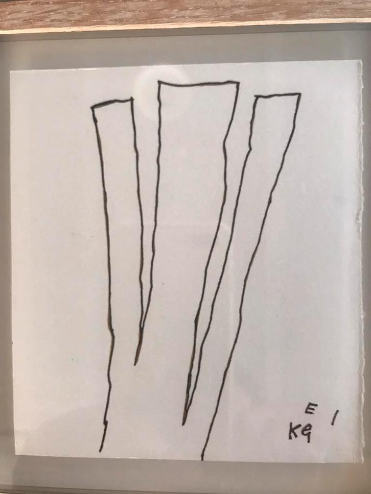 Klaas Gubbels, werktekening E 1, Antiek en Kunst, Kunst | Overige Kunst, Ophalen of Verzenden