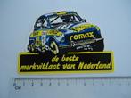 sticker oud SAAB 99 ROmax rally auto race cross retro bakker, Verzamelen, Ophalen of Verzenden, Zo goed als nieuw, Bedrijf of Vereniging