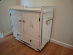 Midcentury/ jaren 50/ vintage commode en bijpassend bedje, Ophalen, Gebruikt, 50 tot 70 cm, 100 cm of meer