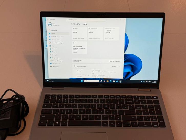 Dell Latitude 5520 i7 11ge 32GB ram, Computers en Software, Windows Laptops, Zo goed als nieuw, 15 inch, SSD, 2 tot 3 Ghz, 32 GB