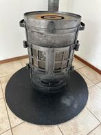 Gietijzer Houtkachel met pijp., Huis en Inrichting, Kachels, Ophalen of Verzenden, Gebruikt, Hout, Houtkachel