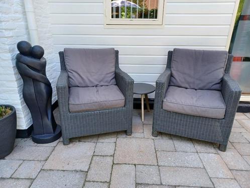 set  2 x Lounge  tuinstoelen merk Kettler, Tuin en Terras, Tuinstoelen, Gebruikt, Kunststof, Ophalen