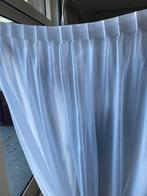 Zgan vitrage, 200 cm of meer, Wit, Neutraal, Ophalen of Verzenden