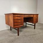 Vintage Deens bureau, roomdivider, teak, Ophalen, Gebruikt, Bureau