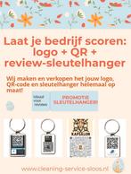 Laat je bedrijf scoren: logo + QR + review-sleutelhanger, Ophalen of Verzenden, Zo goed als nieuw
