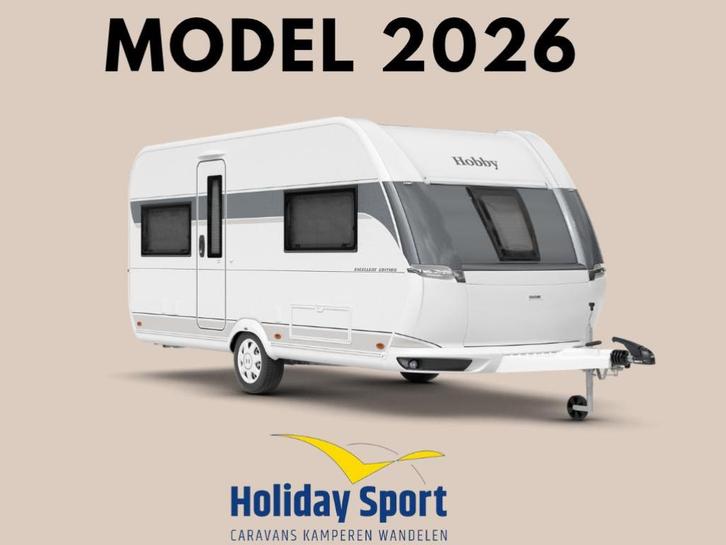 Hobby Excellent Edition 460 UFE Model 2026, Caravans en Kamperen, Caravans, Bedrijf, tot en met 4, 1000 - 1250 kg, Rondzit, Hobby