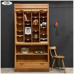 Originele eikenhouten Jerry roldeurkast, Kast Archiefkast, Huis en Inrichting, Kasten | Buffetkasten, Ophalen, Vintage Antiek Officestijl