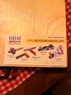 HBM 5-delige houtbewerkingsset - Nieuwstaat, Ophalen, Zo goed als nieuw