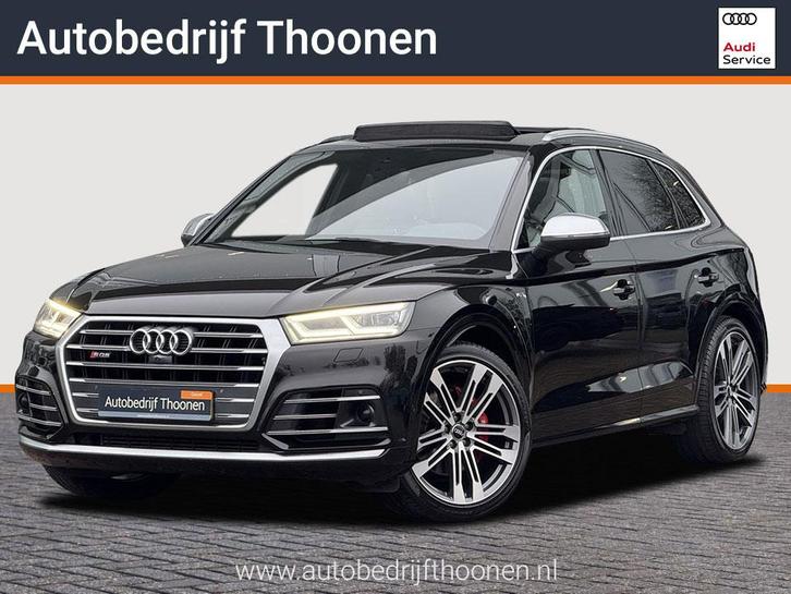 Audi SQ5 3.0 TFSI SQ5 quattro | Exclusive Panther Black | Tr, Auto's, Audi, Bedrijf, Te koop, SQ5, 360° camera, 4x4, ABS, Achteruitrijcamera