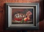 Prachtig olieverf fruit stilleven door Carl Romney, Antiek en Kunst, Kunst | Schilderijen | Klassiek, Ophalen of Verzenden