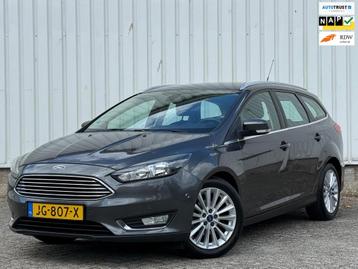 Ford Focus Wagon 1.0 Titanium (125PK) Trekhaak,Climate,Navi, beschikbaar voor biedingen