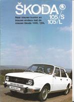 Brochure SKODA 105S  105L. ca. 1986 (NL)., Verzenden, Nieuw, Englebert, Voorschoten, Overige merken