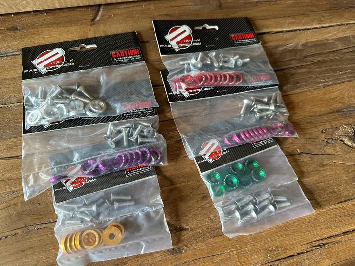 Password JDM - Fender washers diverse kleuren, Auto diversen, Tuning en Styling, Ophalen of Verzenden