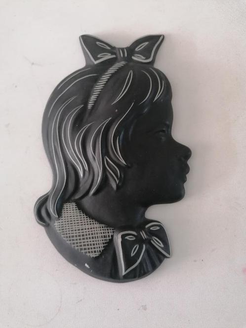 vintage krohn keramiek wandhoofdje in zeer goede staat, Antiek en Kunst, Antiek | Keramiek en Aardewerk, Ophalen