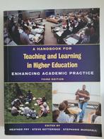 A Handbook for Teaching and Learning in higher education, Boeken, Gelezen, Fry Ketteridge Marshall, Ophalen of Verzenden, WO