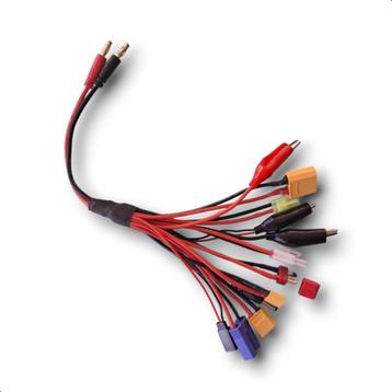 RC LiPo 12-in-1 Laadkabel | XT60 XT90 XT30 voor Modelbouw beschikbaar voor biedingen