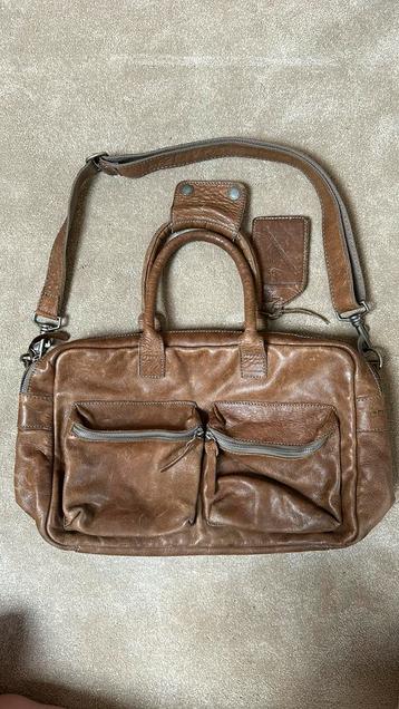 Cowboybag Groot Camel Leer beschikbaar voor biedingen