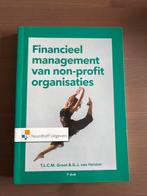 Financieel Management Non-profit Organisaties, Ophalen of Verzenden, Zo goed als nieuw, Management