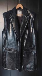 H&M Innovation vegan leren gilet XL, H&M, Zwart, Maat 46/48 (XL) of groter, Ophalen of Verzenden