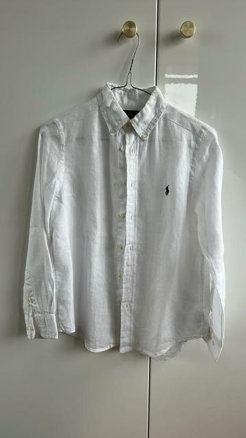 Ralph Lauren linnen shirt maat M zeer goede staat 10-12 beschikbaar voor biedingen