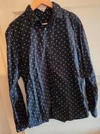 Heren overhemd, Ophalen of Verzenden, Zo goed als nieuw, Blauw, Halswijdte 43/44 (XL)