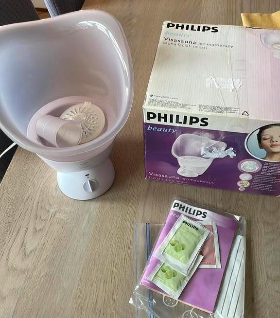 Visasauna aromatherapy Philips  stoominhalator  elektrische, Ophalen of Verzenden, Zo goed als nieuw