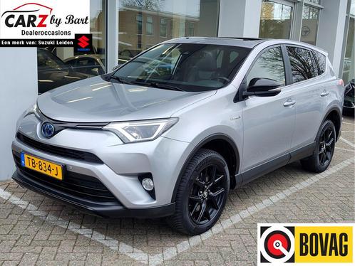 Toyota RAV4 2.5 HYBRID BLACK EDITION Leder | Open dak | NAP!, Auto's, Toyota, Bedrijf, Te koop, Rav4, ABS, Achteruitrijcamera