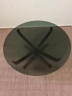 Design Salontafel van Vatne Mobler ? 1970, Gebruikt, 50 tot 100 cm, Glas, Rond