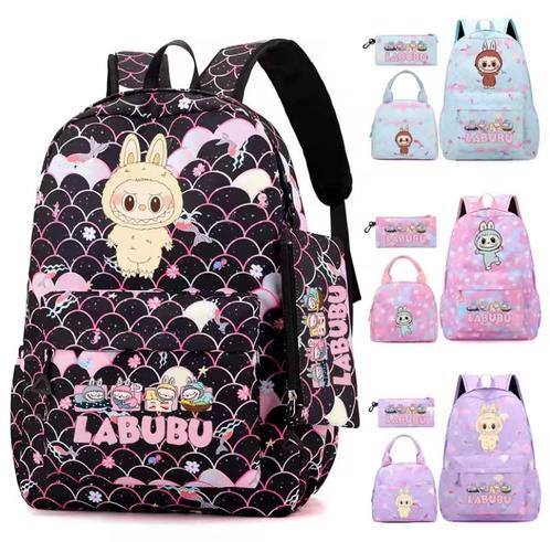 Labubu rugtas set van 3 - €44,95 - 5-8 werkdagen in thuis!, Sieraden, Tassen en Uiterlijk, Tassen | Rugtassen, Nieuw, Overige merken