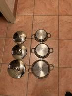 Pannenset - Zo goed als nieuw!, Huis en Inrichting, Keuken | Potten en Pannen, Inductieplaat, Pannenset, Ophalen of Verzenden