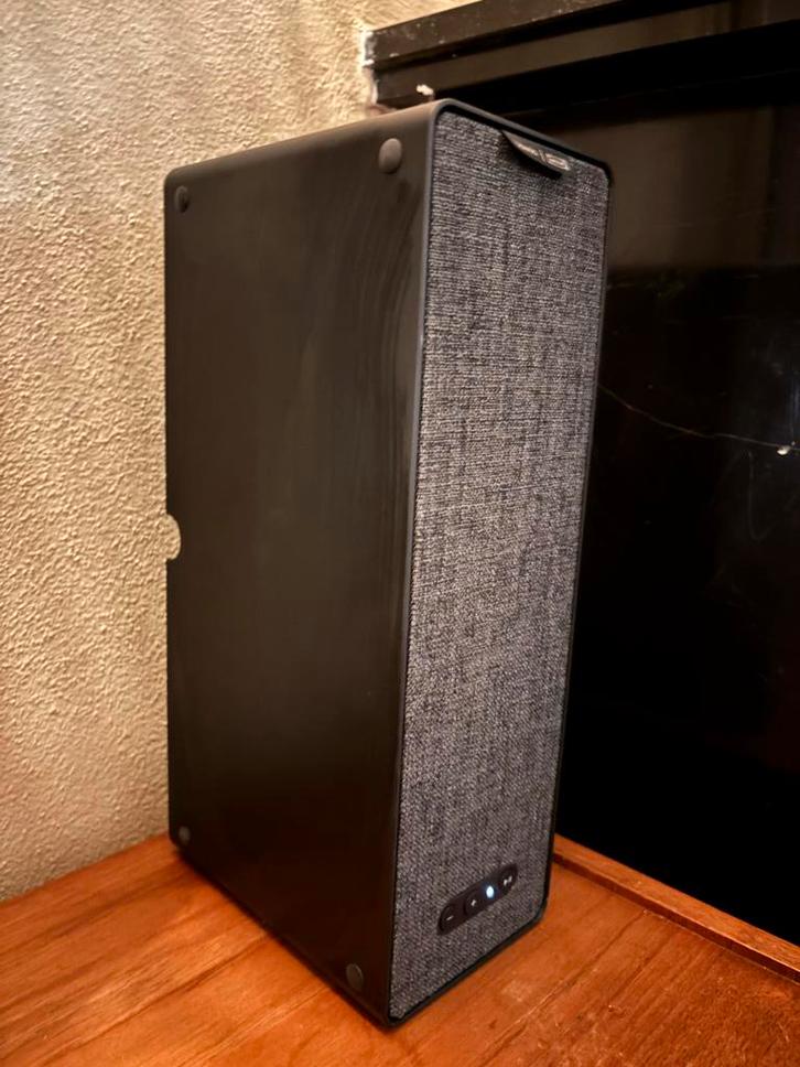 Zwarte IKEA Sonos SYMFONISK Speaker, Audio, Tv en Foto, Luidsprekers, Zo goed als nieuw, Front, Rear of Stereo speakers, Minder dan 60 watt