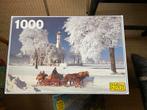 Fame Puzzles Legpuzzel 1000 stukjes - Winterlandschap, Ophalen of Verzenden, 500 t/m 1500 stukjes, Zo goed als nieuw, Legpuzzel