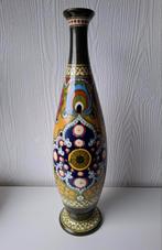 Zeldzaam mooie Ivora Gouda plateel vaas, Ophalen of Verzenden