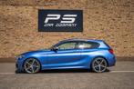 BMW 1-serie M140i Special Edition Shadow,schuifdak,leder,top, Gebruikt, Zwart, Blauw, 340 pk
