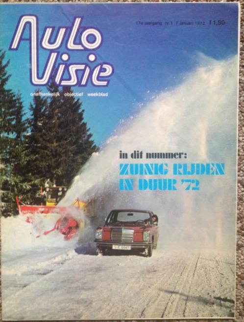 AutoVisie: Simca 1301 S automaat (test), Opel Manta SR, Boeken, Auto's | Folders en Tijdschriften, Gelezen, Algemeen, Ophalen of Verzenden