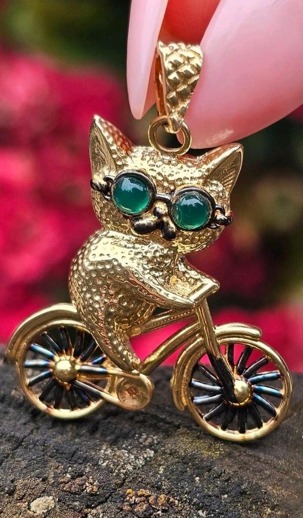 Prachtige 14k goud hanger uniek, Sieraden, Tassen en Uiterlijk, Kettinghangers, Nieuw, Goud, Goud, Ophalen of Verzenden