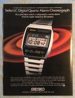 Advertentie Seiko LC Digital Quartz Alarm Chronograph, Verzamelen, 1960 tot 1980, Knipsel(s), Buitenland, Verzenden