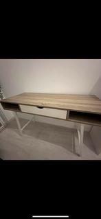 Jysk Abbetved bureau (48x120 cm) zgan eiken wit, Ophalen of Verzenden, Zo goed als nieuw