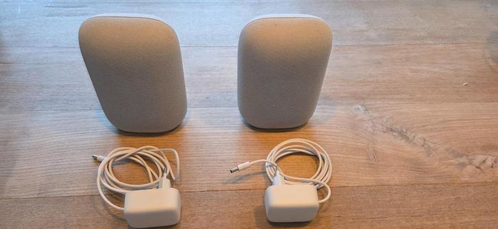 2 x Google Nest, Audio, Tv en Foto, Luidsprekers, Zo goed als nieuw, Overige typen, Minder dan 60 watt, Overige merken, Ophalen of Verzenden