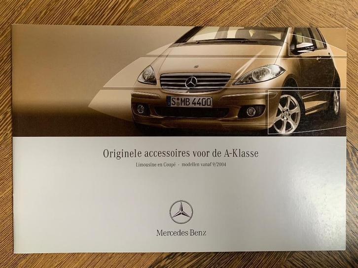 Folder brochure Mercedes-Benz A-klasse Accessoires W169 2004, Boeken, Auto's | Folders en Tijdschriften, Nieuw, Mercedes, Ophalen of Verzenden