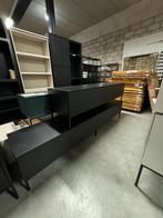 tv dressoir mat zwart design met push open en softclose, Huis en Inrichting, Ophalen